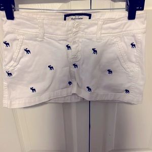 White skirt with blue accents